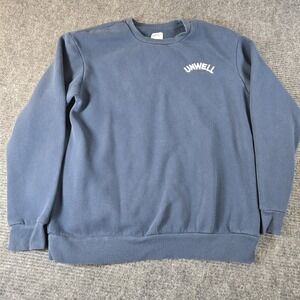 Unwell‎ Blue Crew Neck Sweatshirt XL In Good Company